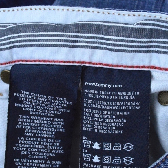 Tommy Men’s Mercer Straight Fit Jeans, Medium Wash - Size 34/30 - Picture 13 of 14